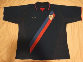 RARE Barcelona 10 RIQUELME shirt XL THIRD 3rd camiseta 2003 2004 AWAY 2