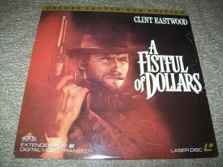 A Fistful Of Dollars Laserdisc Ld Widescreen Format Rare