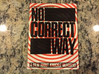 No Correct Way A Film About Knuckle Draggers Rare Snowboarding Dvd Kids On Shred