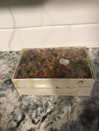 Vintage Pilgrim Glass Chips & Box Rare Item 60 