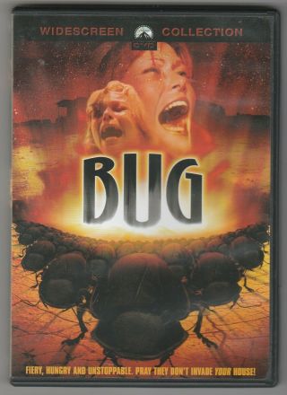 Bug Dvd Widescreen William Castle Bradford Dillman Rare Htf Oop Cult Horror