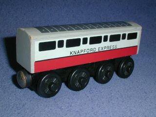 Knapford Express Coach Train Car Rare Thomas Wooden Railway 1998 Vintage