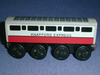 KNAPFORD EXPRESS COACH train car RARE Thomas Wooden Railway 1998 Vintage 4