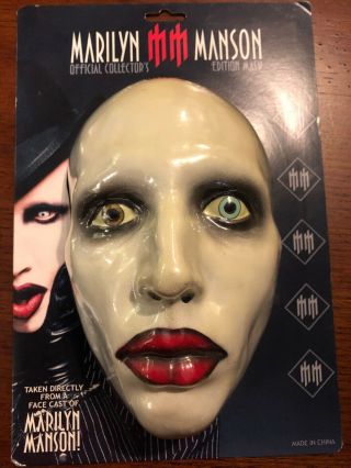 Marilyn Manson Face Cast Mask Collectors Edition Rare