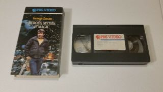 George Lucas Heroes Myths And Magic Vhs Pbs Video Rare Star Wars 1993 Jones &