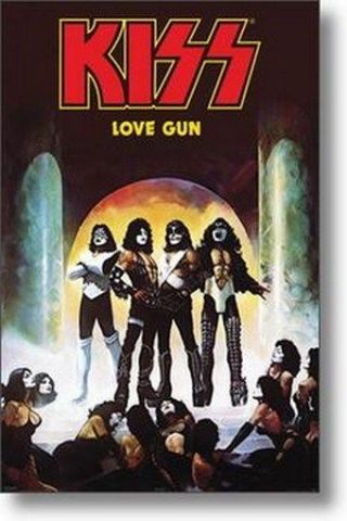 Kiss Poster Love Gun Rare Hot 24x36 - Print Image Photo - Vw0