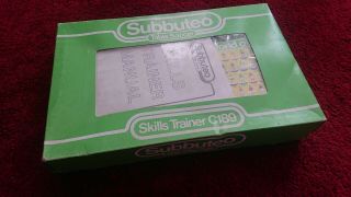 VINTAGE SUBBUTEO RARE SKILLS TRAINER C189 FOOTBALL 80s PITCH POSTER coaching 2