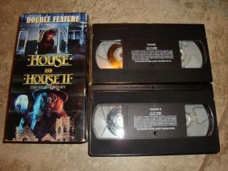 House 1 & House 2 Vhs Horror 2 - Tape Set Rare Vhs Monsters Comedy