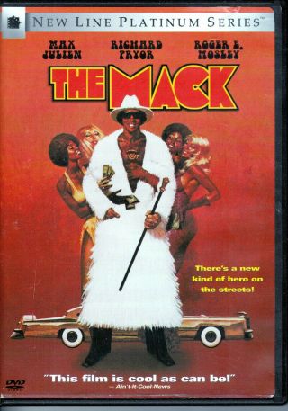 The Mack (dvd,  2002) Very Rare (1973) Richard Pryor Oop With Insert