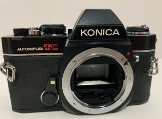 Vintage Konica Autoreflex TC SLR 35mm Film Camera RARE 2