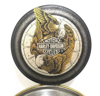 Zippo Harley Davidson Rare Double Eagle Litho Lighter Tin Only 4 - 1/4” X 2” 2