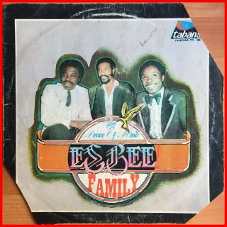 Nigerian Boogie Funk Lp Esbee Family - Peace Of Mind Taretone - Rare 