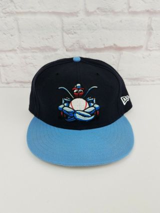 Rare Era Milb Lakewood Blue Claws Authentic 59fifty Size 7 3/4 - Cap Hat Usa