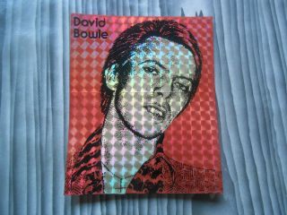 David Bowie Sticker/adesivo/fan Club Concert/vintage/prisma//ziggy/1988 Rare