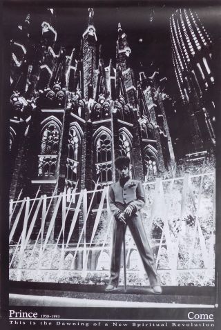 Prince Poster Come Usa Promo Only Rare 1994 Terry Gydesen