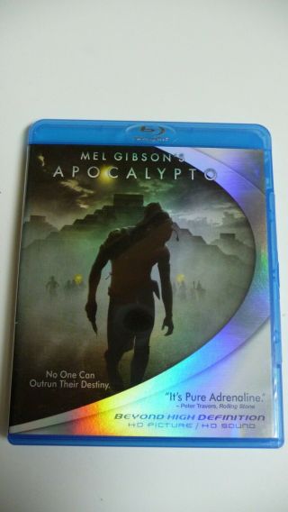Apocalypto (2006) Blu - Ray Rare & Out Of Print Oop Violence & Gore