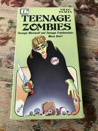 Teenage Zombies Vhs Rare Horror Video Images