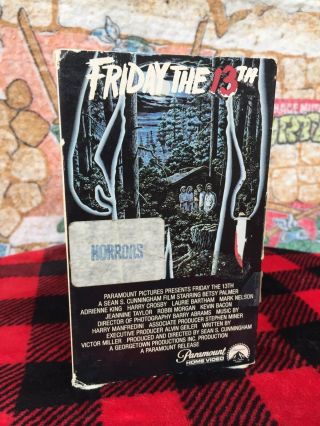Betamax Friday The 13th Paramount Home Video 80s Slasher Book Box Rare Horror