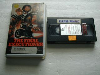 The Final Executioner 1983 Cannon Films Vhs Rare Oop Htf