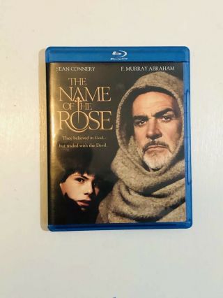 The Name Of The Rose Blu - Ray Rare W/sean Connery