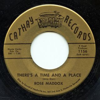 Hear - Rare Country 45 - Rose Maddox - There 