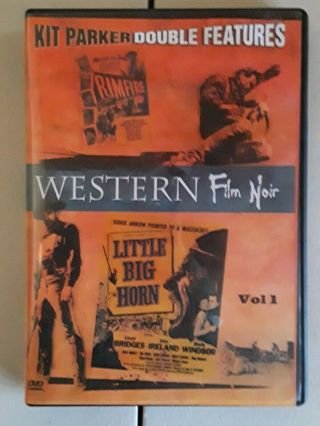 Western Film Noir - Double Feature Vol.  1 (dvd) Little Big Horn / Rimfire Rare