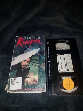 Hands Of The Ripper (vhs,  1985) Eric Porter,  Rare,  Horror,  82 Min Rare Oop 1971