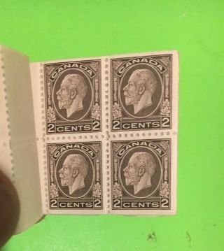 Vintage Book of Canadian 1,  2,  3 Cent Postage Stamps - 12 Stamps - Rare 3