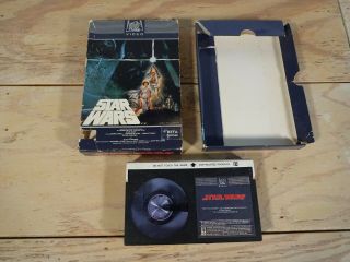 Vintage Star Wars 1982 Beta 20th Century Fox Rare Collectable Slide Box Betamax