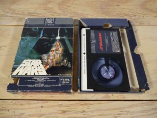 Vintage STAR WARS 1982 Beta 20th Century Fox Rare Collectable Slide Box Betamax 6