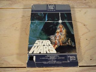 Vintage STAR WARS 1982 Beta 20th Century Fox Rare Collectable Slide Box Betamax 7
