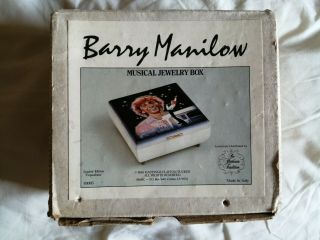 Barry Manilow Musical Jewelry Box Limited Edition Rare