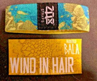 Rare Zox Strap " Wind In Hair " By Maxfield Bala; John Lennon Quote,  Mural,  White