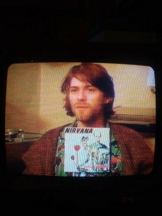 Vhs As Blank Nirvana Mtv Kurt Cobain 1994 Rare