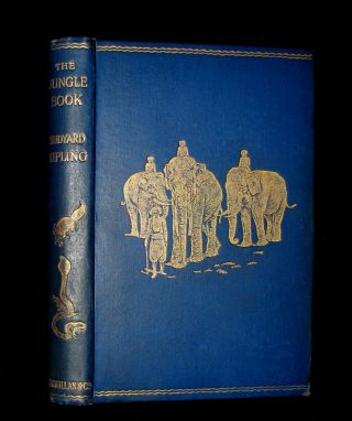 1897 Rare Book - The Jungle Book By Rudyard Kipling - 1st Edition,  6th Printing