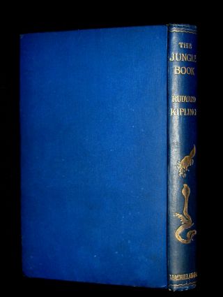1897 Rare Book - The Jungle Book by Rudyard Kipling - 1st Edition,  6th Printing 2