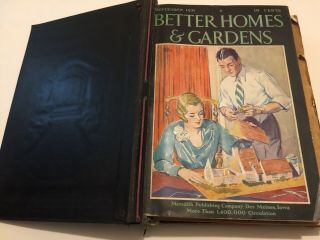 Vintage Better Homes and Gardens Rare Binder 22 Issues 1931 - 1933 Advertising 2