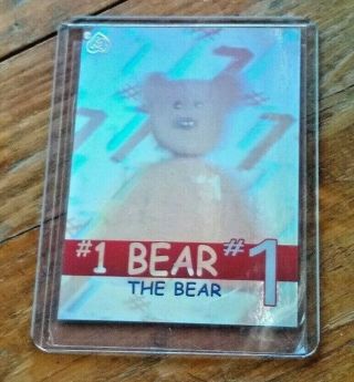 Ty Series 2 Rare Bear Beanie Baby Card 1 Bear Blue Very Low 0080/6667
