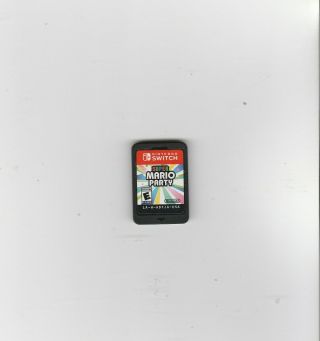 Mario Party Nintendo Switch Game Rare Htf Game Cartridge Only