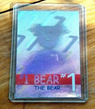 Ty Series 2 Rare Bear Beanie Baby Card 1 Bear Blue Very Low 0091/6667