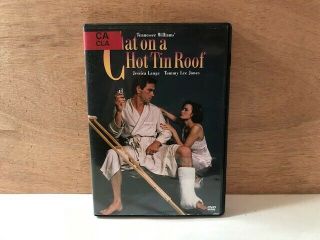 Cat On A Hot Tin Roof (dvd,  1998) Rare Oop Tommy Lee Jones,  Jessica Lange.