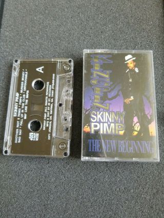 Kingpin Skinny Pimp The Beginning Vintage Cassette Tape Rare