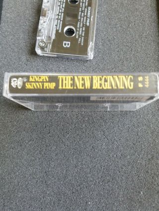 Kingpin Skinny Pimp The Beginning Vintage Cassette Tape Rare 3