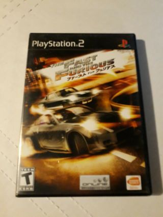 Ps2 The Fast And The Furious (sony Playstation 2) Complete Ps2 Rare