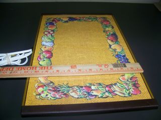 Vintage Rare Warm - O - Tray 60 by Salvatore Puglisi Fruit Pattern 5
