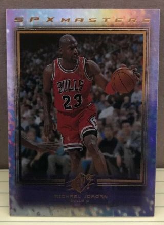 1999 - 00 Spx Spx Masters Michael Jordan M1 Rare Insert Chicago Bulls