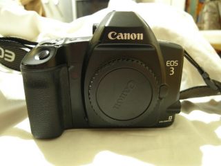 Rare Fully Canon Eos 3 35mm Film Professional Pro Camera Slr Body