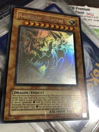 Yugioh Rainbow Dragon/taev - En006/ghost Rare (misprint/error)