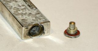 rare 1930 ' s japanese 950 sterling silver dunhill style rollalite petrol lighter 6