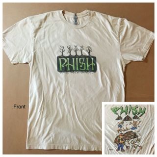 Vtg Phish Fall Tour 1997 Medium T - Shirt Rare Pollock 90s Band Tee Euc